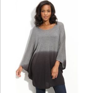 Olivaceous Dip Dye Poncho